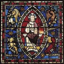 Four Evangelists stained glass