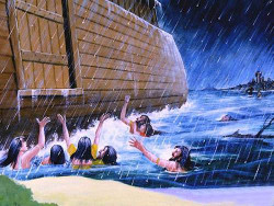 noahs ark people drowning